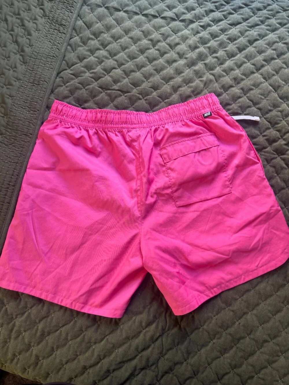 Pink Nike Swim Trunks